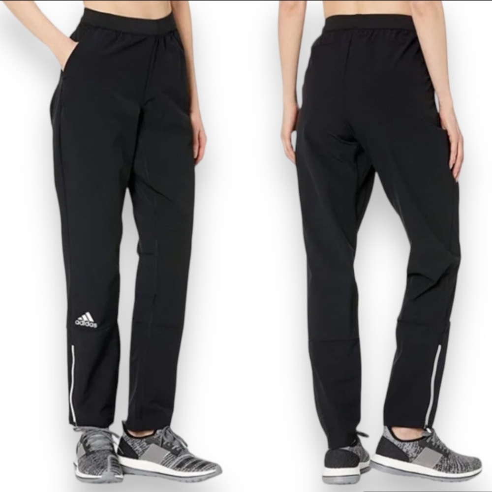 ADIDAS Climalite Perforated Ankle Zip Trackpants Medium